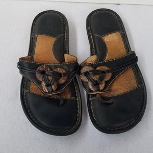Born Brown Leather Sandals